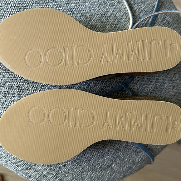 Jimmy Choo Danai Platform Wedge Sandal size 40.5/10.5 - Picture 8 of 8